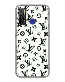 Чохол для TECNO Camon 15 з картинкою «Монохромний хаос LV»