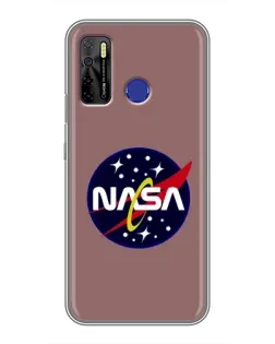 Чохол для TECNO Camon 15 з картинкою «NASA — ретро космос»