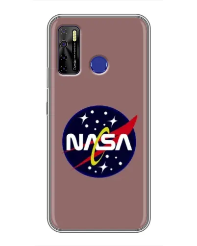 Чохол для TECNO Camon 15 з картинкою «NASA — ретро космос»
