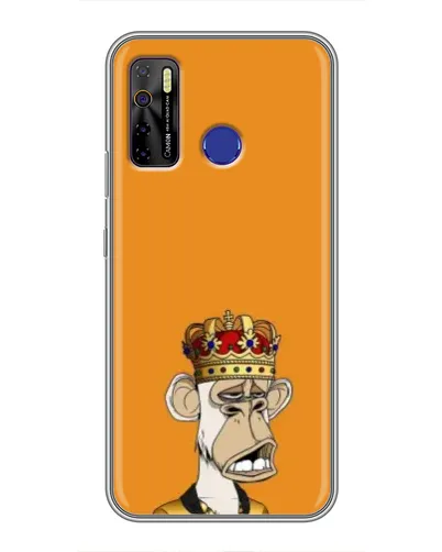Чохол для TECNO Camon 15 з картинкою «Золота мавпа Bored Ape»
