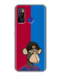 Чохол для TECNO Camon 15 з картинкою «Bored Ape — фанат Барси» Чохол для TECNO Camon 15 з картинкою «Bored Ape — фанат Барси»