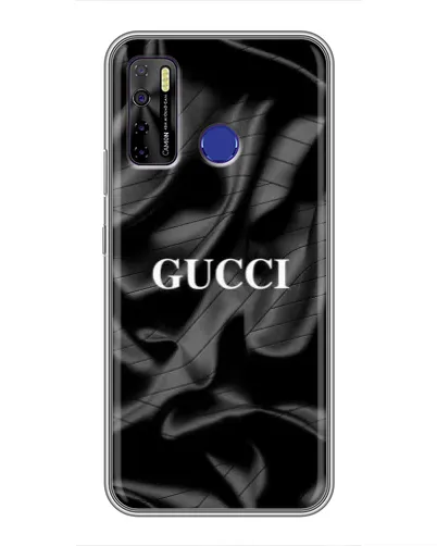 Чохол для TECNO Camon 15 з картинкою «Gucci — шовкові хвилі» Чохол для TECNO Camon 15 з картинкою «Gucci — шовкові хвилі»