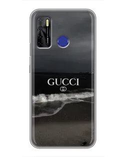 Чохол для TECNO Camon 15 з картинкою «Gucci — морський прибій»