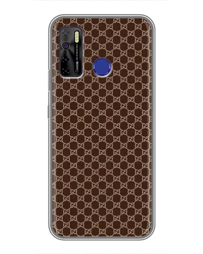 Чохол для TECNO Camon 15 з картинкою «Gucci — шоколадна сітка» Чохол для TECNO Camon 15 з картинкою «Gucci — шоколадна сітка»