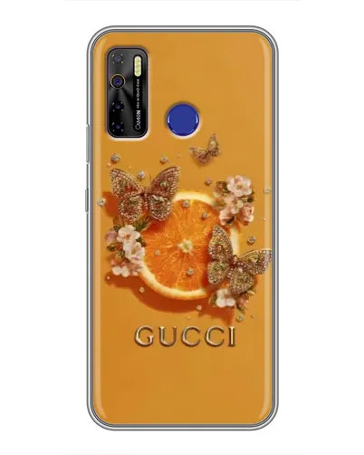 Чохол для TECNO Camon 15 з картинкою «Gucci — золоті метелики» Чохол для TECNO Camon 15 з картинкою «Gucci — золоті метелики»
