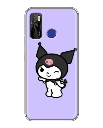Чохол для TECNO Camon 15 з картинкою «Класична Kuromi» Чохол для TECNO Camon 15 з картинкою «Класична Kuromi»