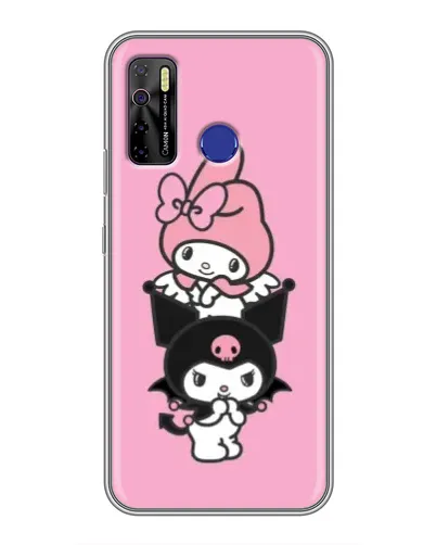 Чохол для TECNO Camon 15 з картинкою «My Melody та Kuromi» Чохол для TECNO Camon 15 з картинкою «My Melody та Kuromi»