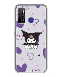 Чохол для TECNO Camon 15 з картинкою «Kuromi та лавандові серця» Чохол для TECNO Camon 15 з картинкою «Kuromi та лавандові серця»