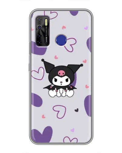 Чохол для TECNO Camon 15 з картинкою «Kuromi та лавандові серця» Чохол для TECNO Camon 15 з картинкою «Kuromi та лавандові серця»