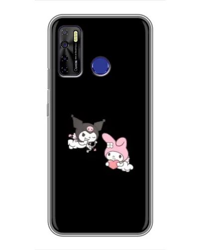 Чохол для TECNO Camon 15 з картинкою «My Melody та Kuromi» Чохол для TECNO Camon 15 з картинкою «My Melody та Kuromi»