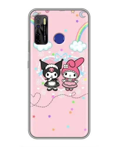 Чохол для TECNO Camon 15 з картинкою «My Melody та Kuromi» Чохол для TECNO Camon 15 з картинкою «My Melody та Kuromi»