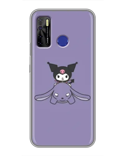 Чохол для TECNO Camon 15 з картинкою «Kuromi на ліловому фоні» Чохол для TECNO Camon 15 з картинкою «Kuromi на ліловому фоні»