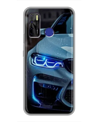 Чохол для TECNO Camon 15 з картинкою «Погляд BMW з синіми фарами» Чохол для TECNO Camon 15 з картинкою «Погляд BMW з синіми фарами»