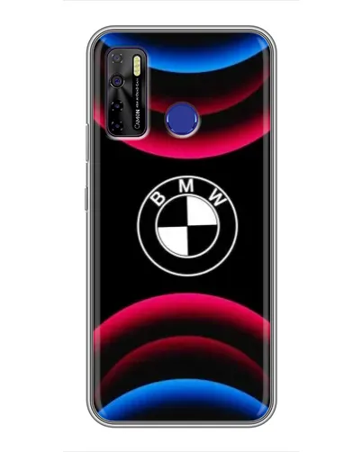 Чохол для TECNO Camon 15 з картинкою «Логотип BMW та неонові дуги» Чохол для TECNO Camon 15 з картинкою «Логотип BMW та неонові дуги»