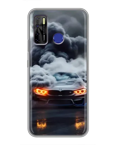 Чохол для TECNO Camon 15 з картинкою «BMW у диму» Чохол для TECNO Camon 15 з картинкою «BMW у диму»