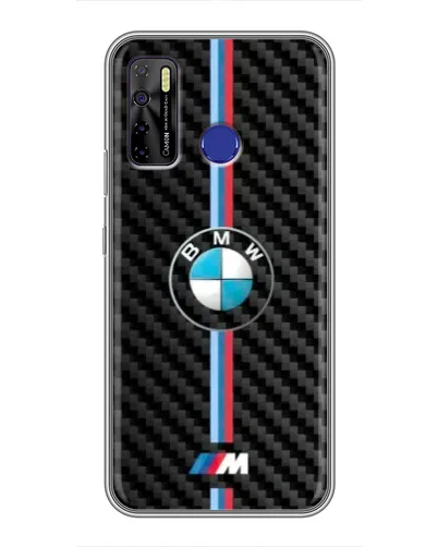 Чохол для TECNO Camon 15 з картинкою «Емблема BMW та карбон» Чохол для TECNO Camon 15 з картинкою «Емблема BMW та карбон»