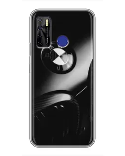 Чохол для TECNO Camon 15 з картинкою «Емблема BMW — макро»