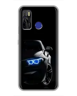 Чохол для TECNO Camon 15 з картинкою «BMW — нічний погляд»