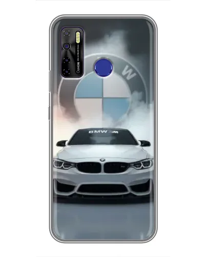 Чехол для TECNO Camon 15 с картинкой «BMW в белом дыму» Чехол для TECNO Camon 15 с картинкой «BMW в белом дыму»