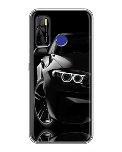 Чехол для TECNO Camon 15 с картинкой «Черная BMW — профиль» Чехол для TECNO Camon 15 с картинкой «Черная BMW — профиль»