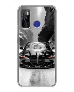 Чохол для TECNO Camon 15 з картинкою «BMW — акварельний дрифт»