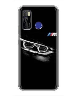 Чохол для TECNO Camon 15 з картинкою «BMW — погляд тигра»