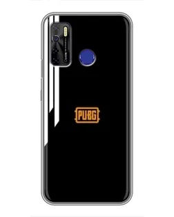Чохол для TECNO Camon 15 з картинкою «PUBG — вертикальні лінії»