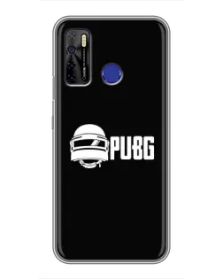 Чохол для TECNO Camon 15 з картинкою «PUBG — класичний лого»