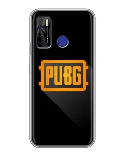Чохол для TECNO Camon 15 з картинкою «PUBG — рамка лого»