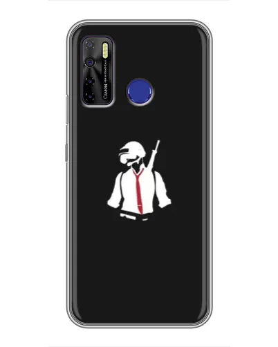 Чохол для TECNO Camon 15 з картинкою «PUBG — силует воїна» Чохол для TECNO Camon 15 з картинкою «PUBG — силует воїна»
