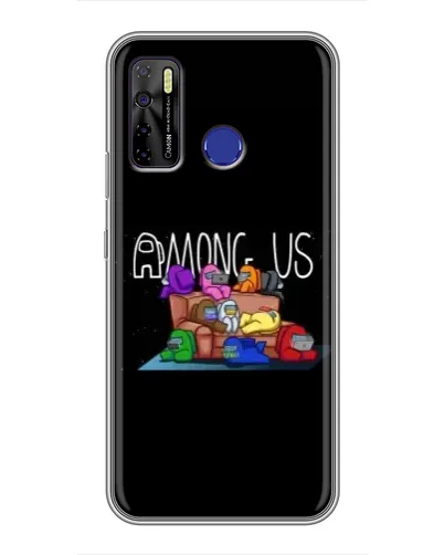 Чехол для TECNO Camon 15 с картинкой «Логотип Among Us» Чехол для TECNO Camon 15 с картинкой «Логотип Among Us»