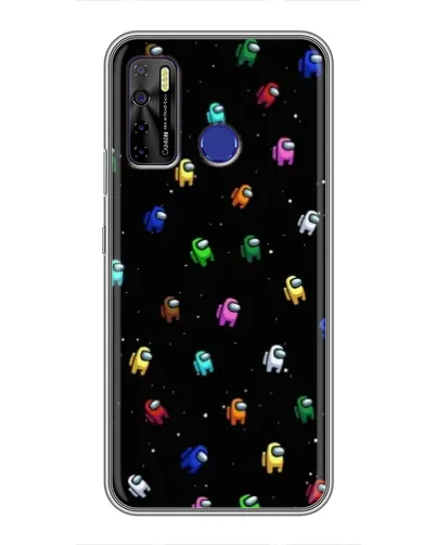 Чехол для TECNO Camon 15 с картинкой «Экипаж Among Us» Чехол для TECNO Camon 15 с картинкой «Экипаж Among Us»