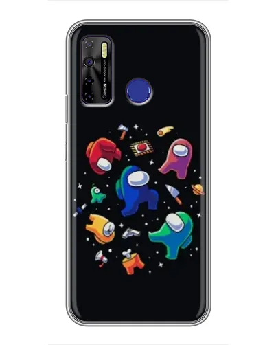 Чехол для TECNO Camon 15 с картинкой «Among Us космос» Чехол для TECNO Camon 15 с картинкой «Among Us космос»