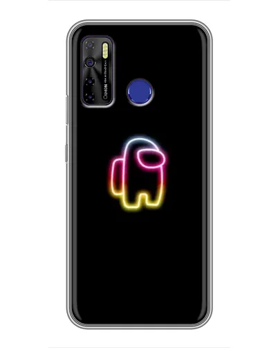 Чехол для TECNO Camon 15 с картинкой «Among Us градиент» Чехол для TECNO Camon 15 с картинкой «Among Us градиент»