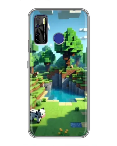 Чехол для TECNO Camon 15 с картинкой «Minecraft летний день» Чехол для TECNO Camon 15 с картинкой «Minecraft летний день»
