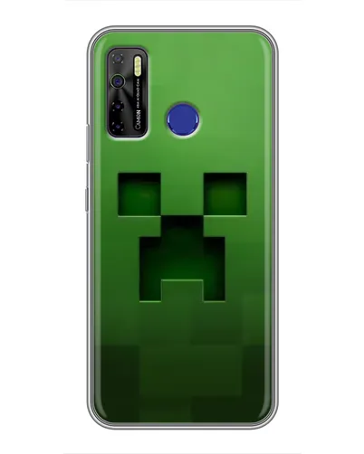 Чехол для TECNO Camon 15 с картинкой «Крипер микро-дизайн» Чехол для TECNO Camon 15 с картинкой «Крипер микро-дизайн»