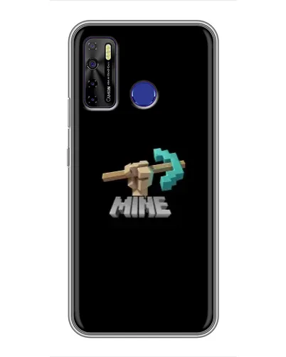 Чехол для TECNO Camon 15 с картинкой «Алмазная кирка» Чехол для TECNO Camon 15 с картинкой «Алмазная кирка»