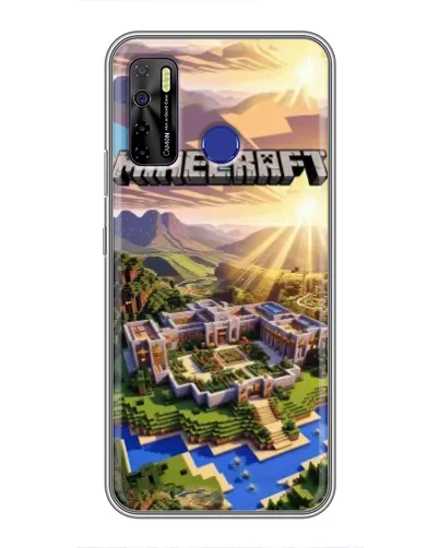 Чехол для TECNO Camon 15 с картинкой «Minecraft панорама» Чехол для TECNO Camon 15 с картинкой «Minecraft панорама»
