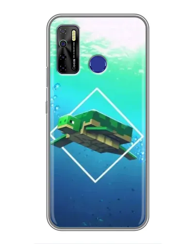 Чехол для TECNO Camon 15 с картинкой «Черепаха Minecraft» Чехол для TECNO Camon 15 с картинкой «Черепаха Minecraft»