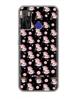 Чехол для TECNO Camon 15 с картинкой «Magic Unicorn паттерн»