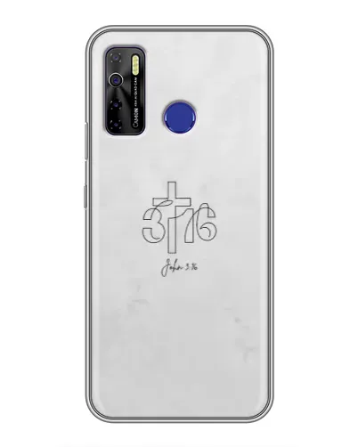 Чохол для TECNO Camon 15 з картинкою «Івана 3:16 Хрест» Чохол для TECNO Camon 15 з картинкою «Івана 3:16 Хрест»