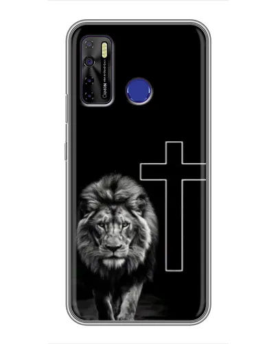 Чохол для TECNO Camon 15 з картинкою «Лев та Хрест» Чохол для TECNO Camon 15 з картинкою «Лев та Хрест»