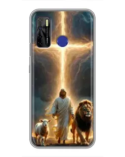 Чохол для TECNO Camon 15 з картинкою «Лев Юди та Світло»