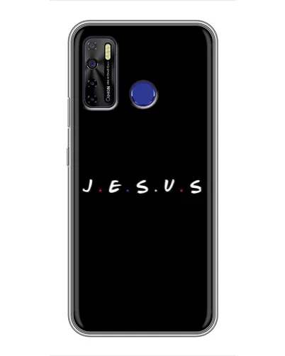 Чохол для TECNO Camon 15 з картинкою «Крапки віри J.E.S.U.S.» Чохол для TECNO Camon 15 з картинкою «Крапки віри J.E.S.U.S.»