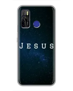 Чохол для TECNO Camon 15 з картинкою «Зоряне небо Jesus»