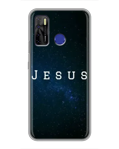 Чохол для TECNO Camon 15 з картинкою «Зоряне небо Jesus» Чохол для TECNO Camon 15 з картинкою «Зоряне небо Jesus»