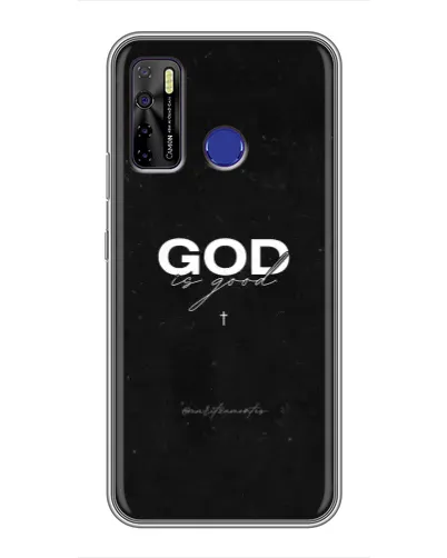 Чохол для TECNO Camon 15 з картинкою «GOD — Бог над усім» Чохол для TECNO Camon 15 з картинкою «GOD — Бог над усім»
