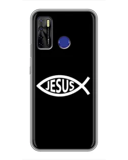 Чохол для TECNO Camon 15 з картинкою «Класичний Jesus»