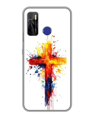 Чохол для TECNO Camon 15 з картинкою «Акварельний хрест» Чохол для TECNO Camon 15 з картинкою «Акварельний хрест»
