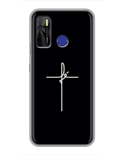 Чехол для TECNO Camon 15 с картинкой «Тонкий крест» Чехол для TECNO Camon 15 с картинкой «Тонкий крест»